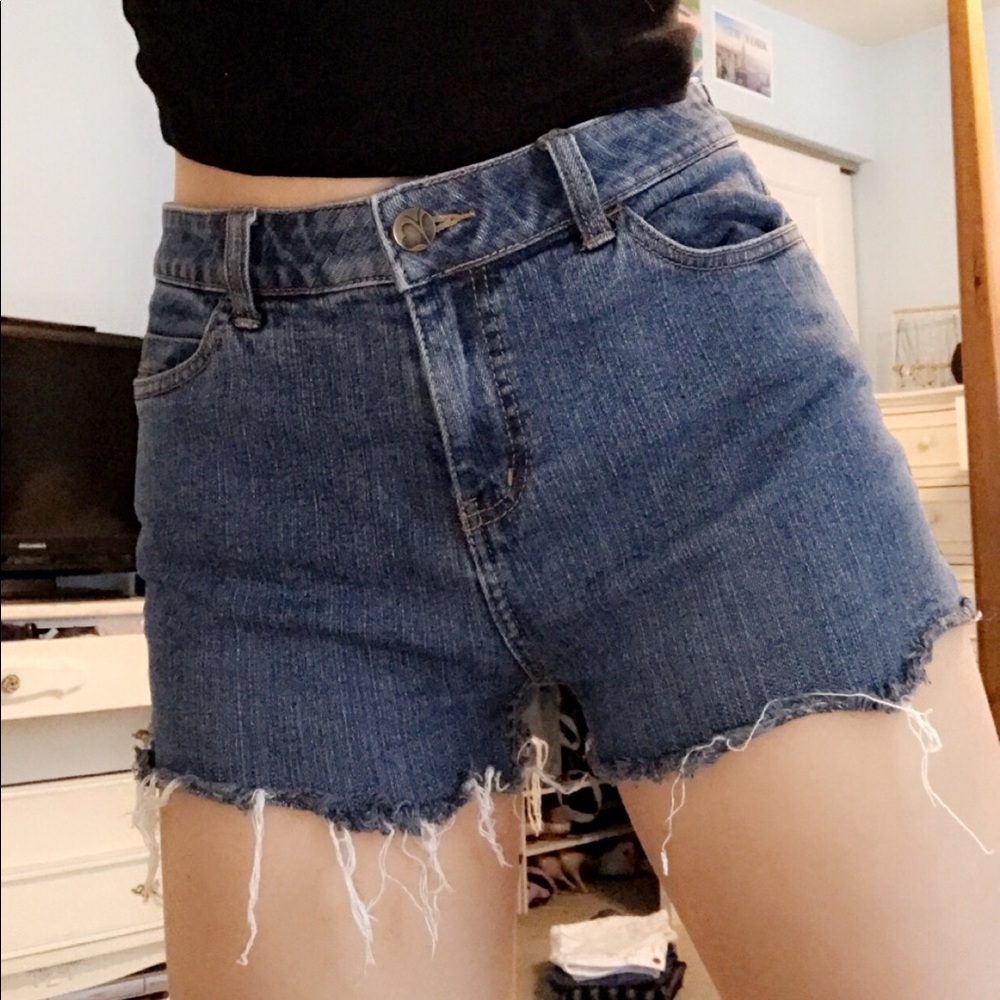 THRIFTED DENIM SHORTS